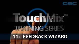 QSC TouchMix30 Training 11 AntiFeedback Wizard Spanish [upl. by Biagio]