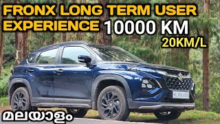 Maruti Fronx Delta Plus O 12L  Manual  10000 KM  LONG TERM USER REVIEW  UNDER POWERED 90 HP [upl. by Ahdar]