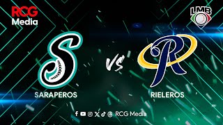 Saraperos de Saltillo vs Rieleros de Aguascalientes  22 de junio de 2024 [upl. by Selinski573]