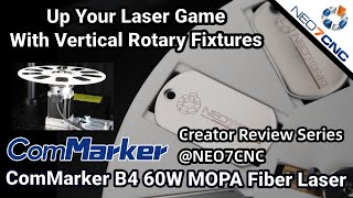 Review from Neo7CNC Up Your Laser Engraver Game With Vertical Rotary Fixtures [upl. by Sunny]