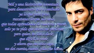 Chayanne  Te Pido Perdon  Letra [upl. by Attaynek]