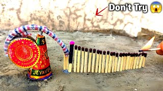 Chakri wala Anar Amazing Cracker experiment 😜 Diwali cracker testing 2024 crackers [upl. by Kcirdaed]