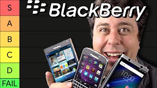 Ranking My Favourite BlackBerry Phones [upl. by Adniroc]