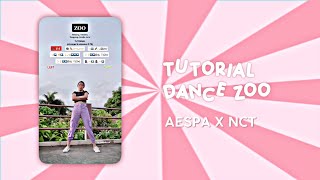 ZOO — NCT x AESPA Dance Tutorial crtiktok [upl. by Fan]