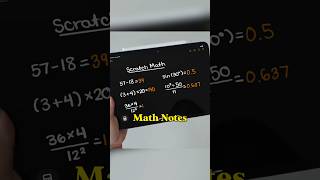 🔥 MATH NOTES su iPad✖️ [upl. by Anilac]