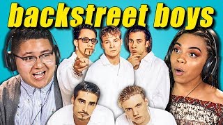 TEENS REACT TO BACKSTREET BOYS 90s Boy Band [upl. by Halland]