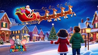 Here Comes Santa 🎅  Christmas Song For Kids🎄🎁  Nursery Rhymes amp Kids Songs [upl. by Tilford]