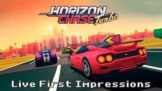 Horizon Chase Turbo PC PS4 Xbox One  Indie Showcase Saturday Live Stream [upl. by Theo231]