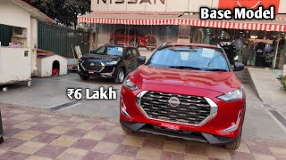 Nissan Magnite Base Model Red Colour  ₹6 Lakh😳 [upl. by Niveek]