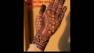 navratri mehndi design please like and subscribe mehndi [upl. by Ordnael854]