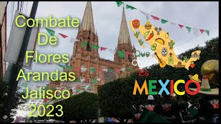 Combate de las flores Arandas 2023 [upl. by Kurtzig754]