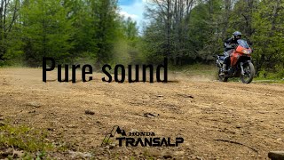 Honda Transalp 650  Pure Sound  Off Road [upl. by Paris]