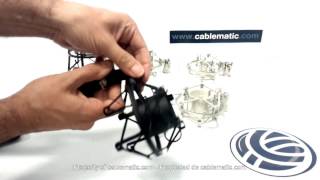 Soporte araña para micrófonos distribuido por CABLEMATIC ® [upl. by Rosenblum646]