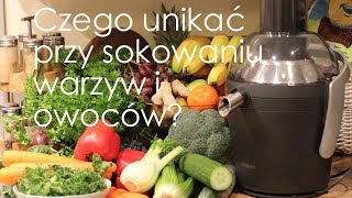 Jakich owoców i warzyw uniakć przy robieniu soku  Kilka słów o sokowirówce Philips [upl. by Akimet577]