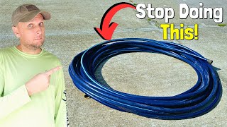 Wrap Hoses Like a Pro Never Get Tangles or Knots Again [upl. by Gentry]