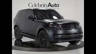 2023 LAND ROVER RANGE ROVER SE SPECIAL PALATE LIGURIAN SATIN BLACK EXTERIOR FINISH [upl. by Nightingale]