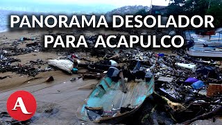 Acapulco está prácticamente bajo el agua  Antonio Castillo [upl. by Atsirt]