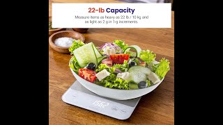 Etekcity Food Kitchen Scale Review The Ultimate Kitchen Companion [upl. by Marnia]