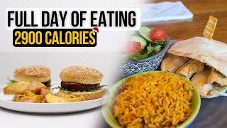 Full Day of Eating 2900 Calories Bulk Protein and Calories explained [upl. by Essirehs308]