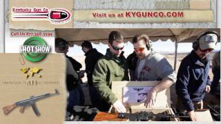 SHOT Show 2012  ATI STG44 22LR Review [upl. by Anetsirk]