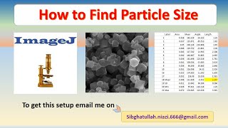 How to find the Particle size of SEM image [upl. by Cooley]