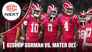 No 1 Bishop Gorman NV vs No 2 Mater Dei CA  SC Next Showcase [upl. by Fulvia]