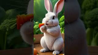 The Rabbits Feast Watch Adorable Bunnies Indulge in Essential Vegetables 🥕🐇😍  petvideos cute [upl. by Vevay]