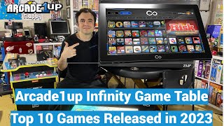 Arcade1up Infinity Game Table Top 10 Games 2023 Edition  Cribbage Splodey Cointo  More [upl. by Dahij]