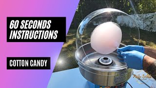 How To Use VIVO Cotton Candy Machine [upl. by Eseilanna]