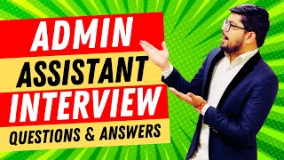 Admin Assistant Job Interview Questions and Answers  Administrative Assistant Job Interview [upl. by Isus703]