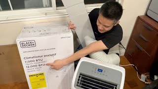 How to install portable AC in 1 Minute BLACKDECKER 12000 BTU Air Conditioner [upl. by Eterg]