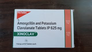 XINOCLAVAmoxicillin and Potassium Clavulanate Tablets IP 625mgUsesWorkDose Full Vedio In Hindi [upl. by Ellehcen]