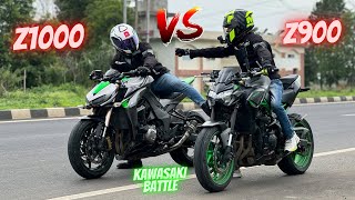 2024 Kawasaki Z900 vs Z1000 Drag Race 😱  Shocking Result 🥵 [upl. by Willmert]