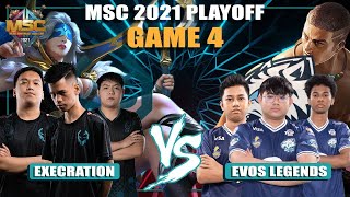 LJ vs CH4KNU NAKABAWI NA BA  EXE vs EVOS GAME 4  MSC 2021 [upl. by Strage]