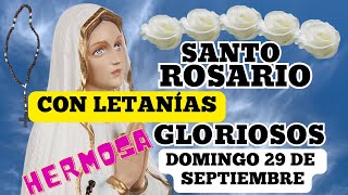 El Santo Rosario con letanias RENOVADO hoy domingo septiembre 22 de 2024 misterios gloriosos 🌹♥️✝️✨🙏 [upl. by Yelrihs114]