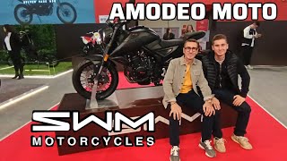 SWM NOVITÀ EICMA CON AMODEO MOTO SARONNO [upl. by Erdried]