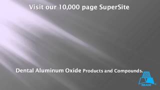 Dental Aluminum Oxide from Reade [upl. by Kelam683]