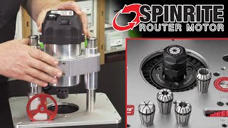 NEW SpinRite Router Motor  Woodpeckers Tools [upl. by Harbard]