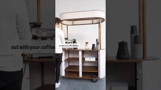 Minimal Coffee Bar Cart ffe interiordesign customerexperience [upl. by Pepper]