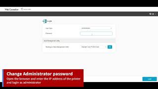 Konica Minolta Change Administrator password [upl. by Lehcer908]