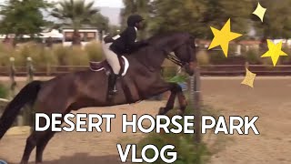 MY FIRST HORSE SHOW WITH MY NEW HORSE Thermal Vlog [upl. by Marjana]