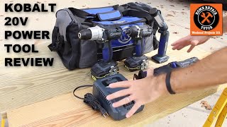 Kobalt 20V Power Tool Review [upl. by Ginger917]