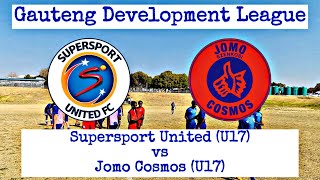 HIGHLIGHTS  Supersport United U17 vs Jomo Cosmos U17  Gauteng Development League [upl. by Eelarat]