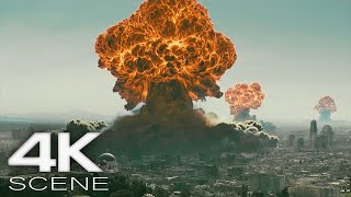 Nuclear Explosions Demolish City 2024 4K Scene  FALLOUT [upl. by Heddie]