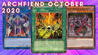 Archfiend Deck 2020  Pandemonium Power  YuGiOh October 2020 [upl. by Cristina]