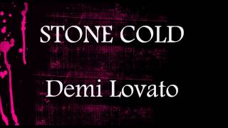 Stone Cold  Demi Lovato  Lower Key Karaoke 4 [upl. by Olympia]