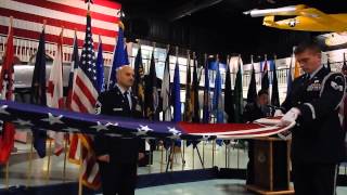 USAF Flag Folding Ceremony [upl. by Aiasi55]