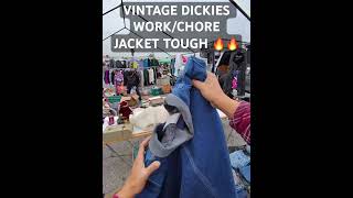 vintage dickies workwear jacket chore fleamarket thrifting thrift carhart short ebay buy [upl. by Grishilde]