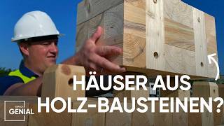 Revolutioniert dieser HolzBaustein die Baubranche  Einfach Genial [upl. by Eilyak]