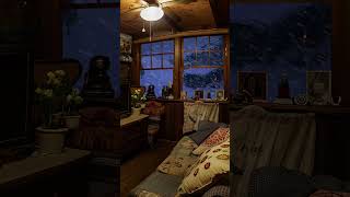 30 Seconds of Fireplace and Snowstorm Ambience  Cozy Winter Vibes 🔥🌨️ Shorts insomnia whitenoise [upl. by Valentijn996]